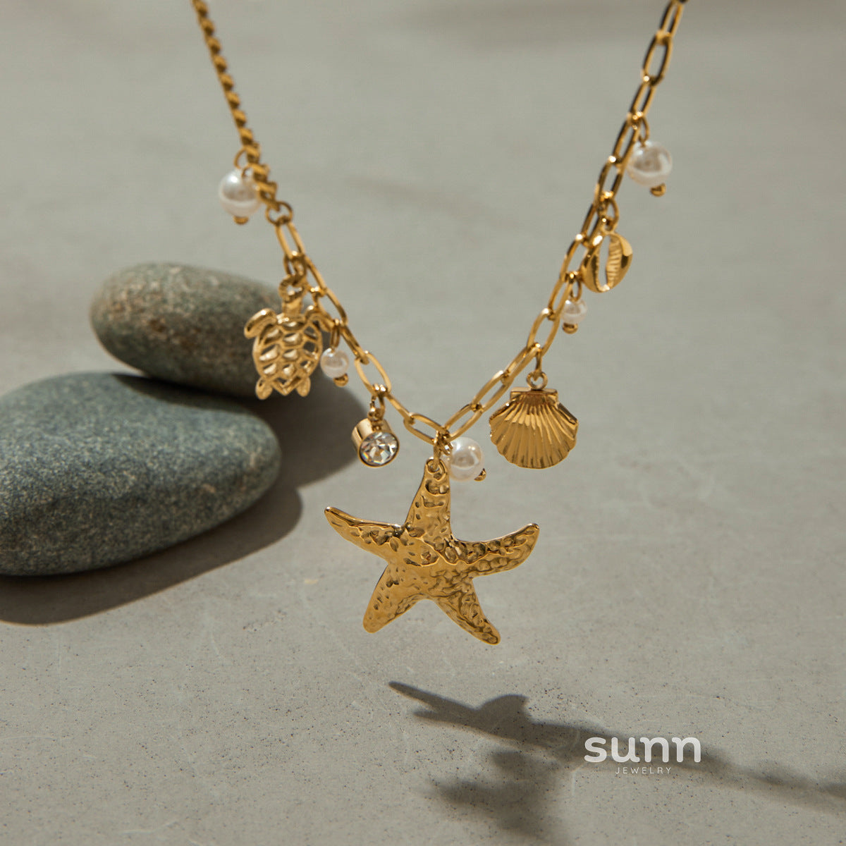 Kori Starfish Pendant Necklace [MIJERHBB]