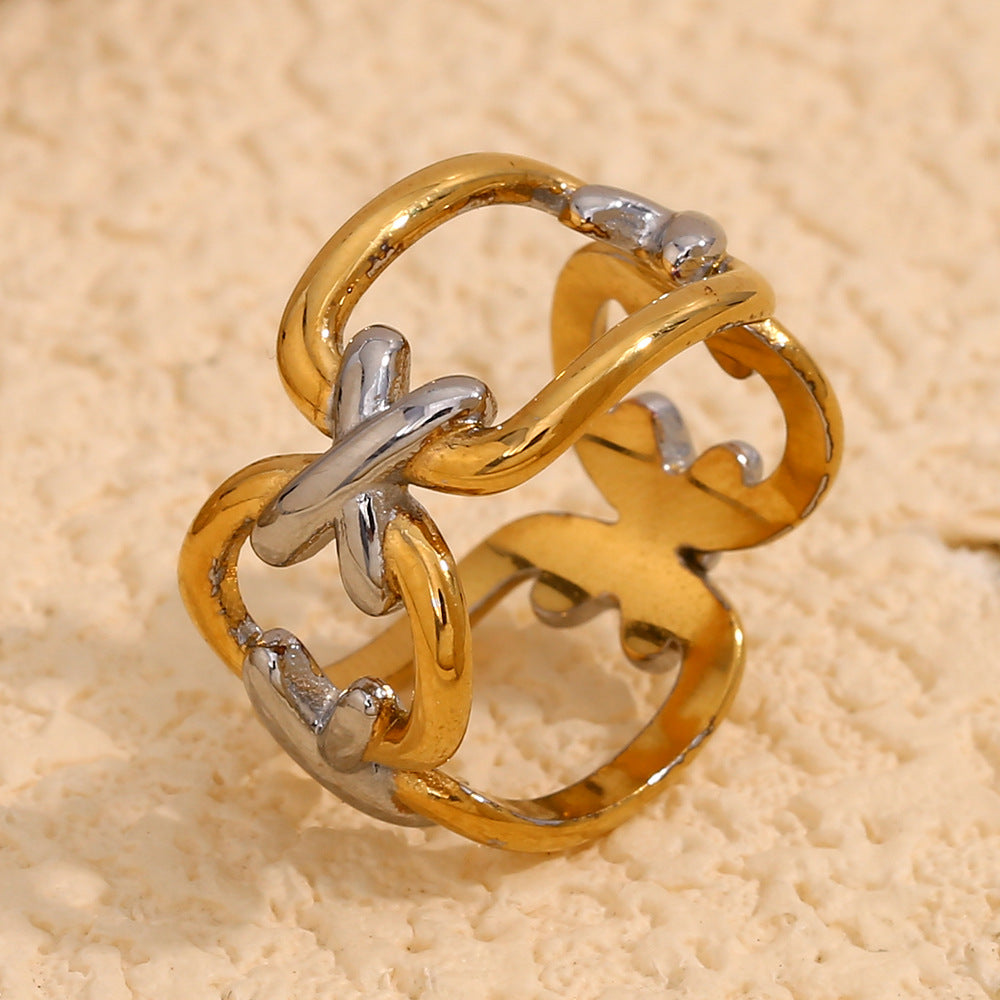 Korie Dual-Tone Plated Ring [1S8W6Z4N]