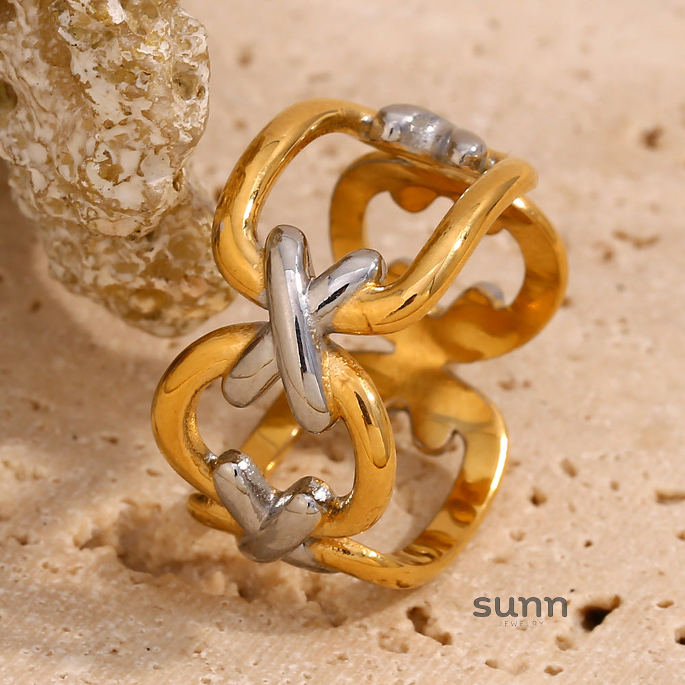 Korie Dual-Tone Plated Ring [EOT8P4II]