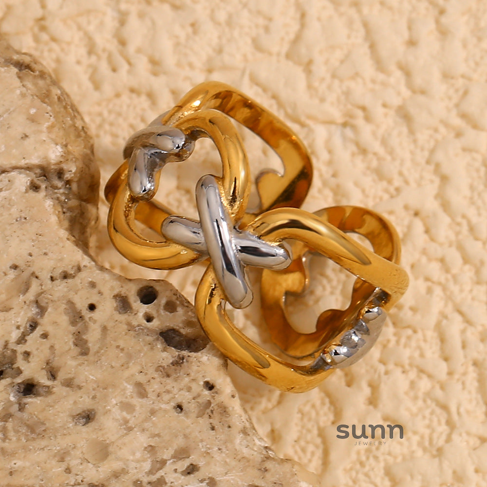 Korie Dual-Tone Plated Ring [YLVNTFHA]