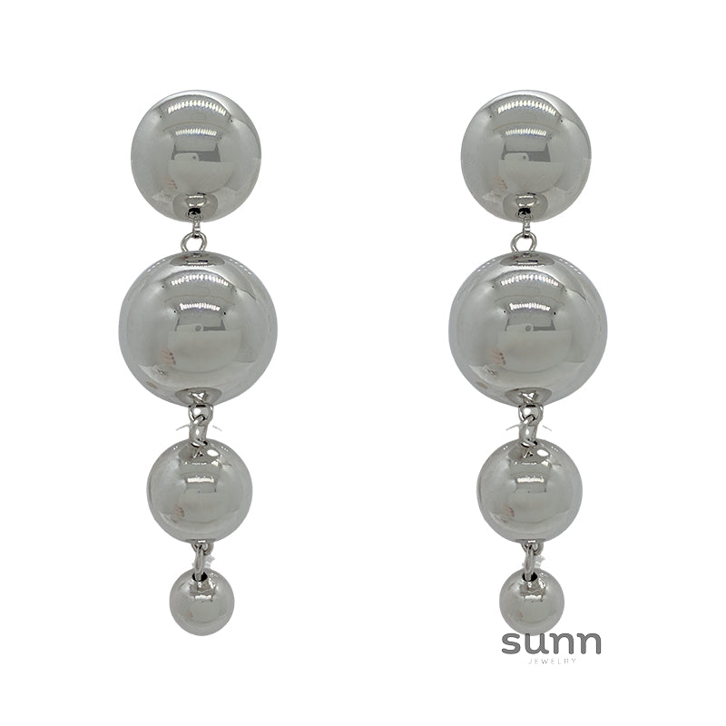 Korie Statement Ball Earrings [XM23S521]