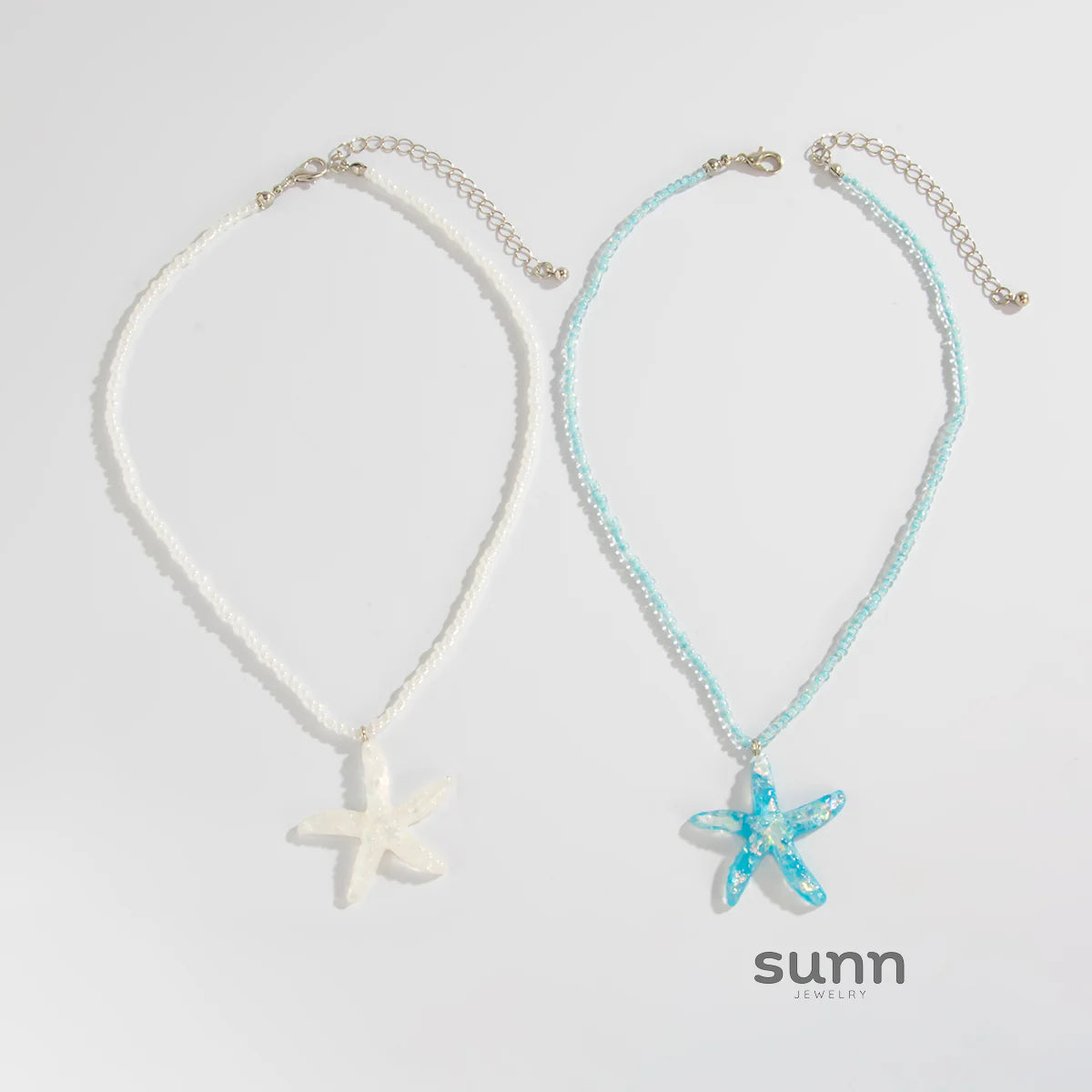 Korina Starfish Layered Necklace Set