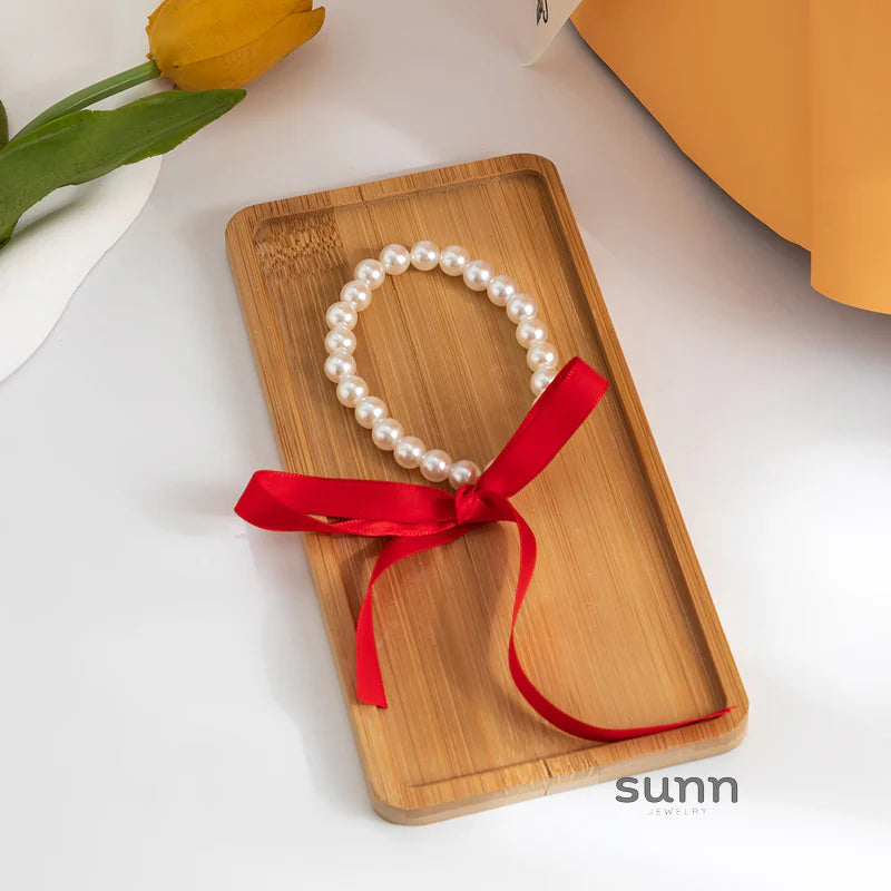 Krisha Pearl Ribbon Set
