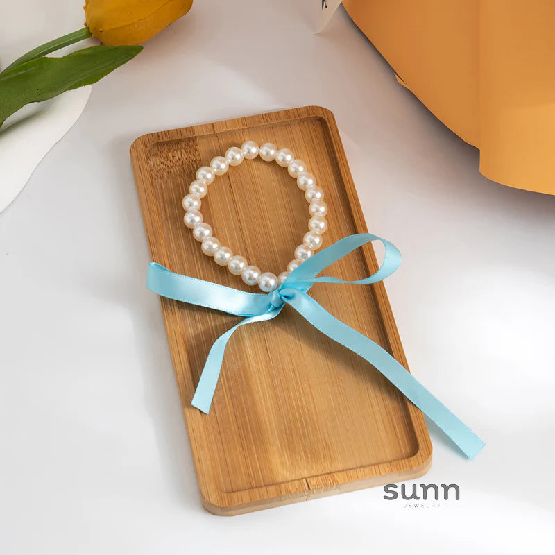 Krisha Pearl Ribbon Set
