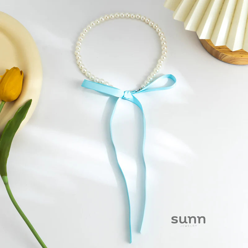 Krisha Pearl Ribbon Set
