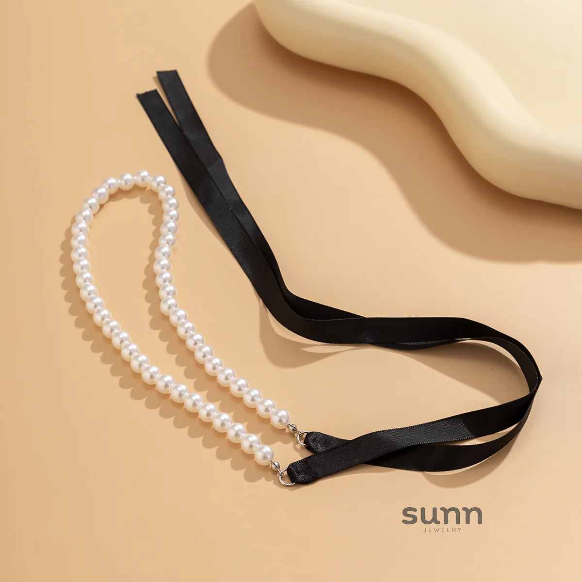 Krisha Pearl Ribbon Set