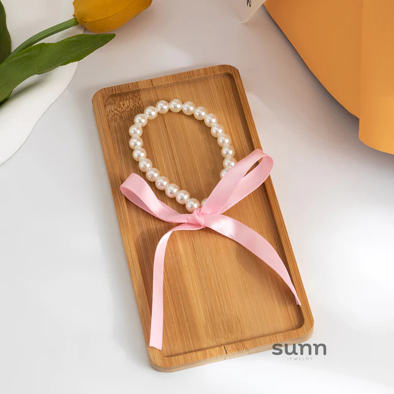 Krisha Pearl Ribbon Set