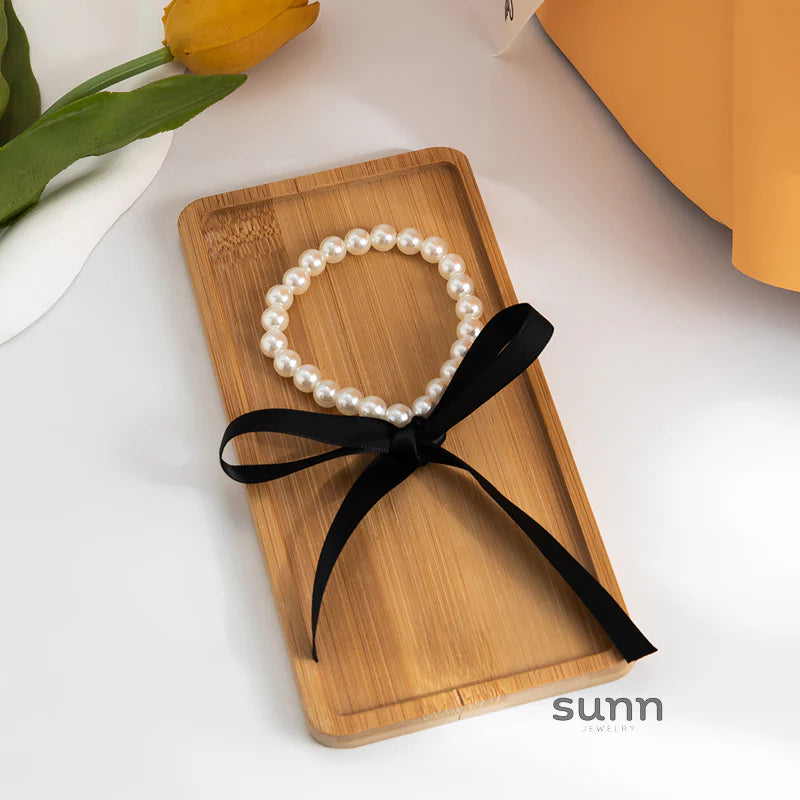 Krisha Pearl Ribbon Set