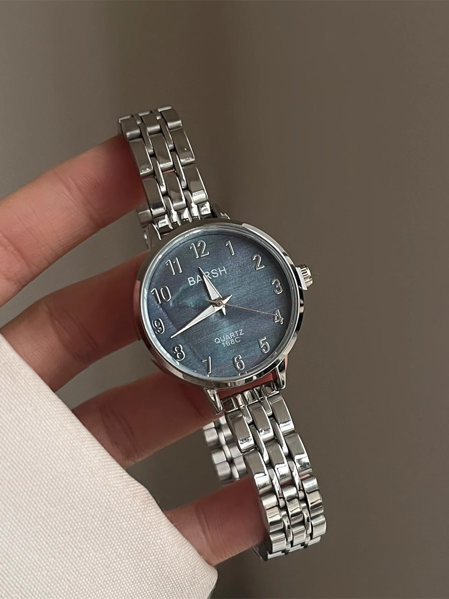 Krislynn Mother-of-Pearl Steel Watch [6C9A95Q3]