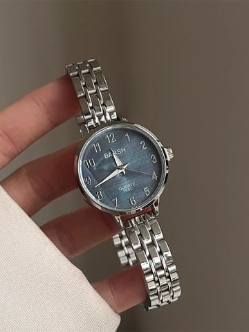 Krislynn Mother-of-Pearl Steel Watch [6C9A95Q3]