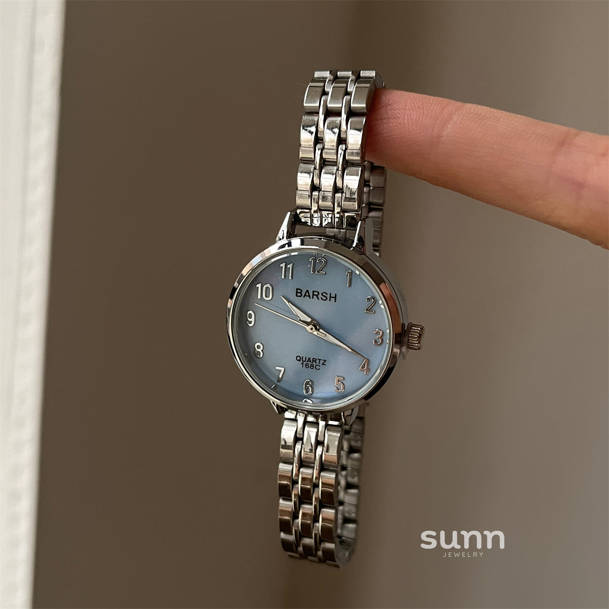 Krislynn Mother-of-Pearl Steel Watch [X3I8N1RN]