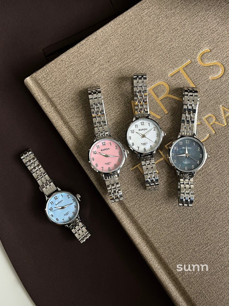 Krislynn Mother-of-Pearl Steel Watch [G5Z28C6S]