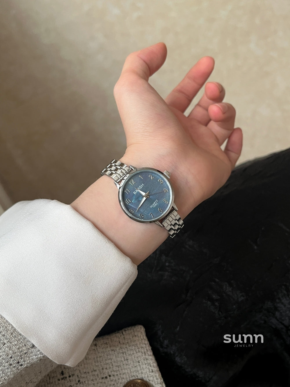 Krislynn Mother-of-Pearl Steel Watch [7M7WNN57]