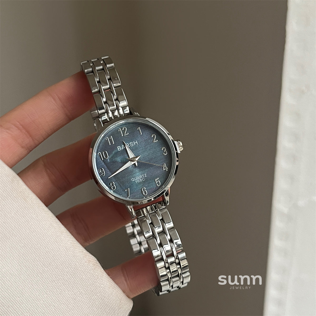 Krislynn Mother-of-Pearl Steel Watch [0ZAKG07W]