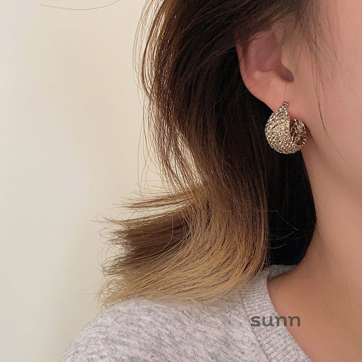Kristal Gray Diamond Drop Earrings [DPAGYDHO]
