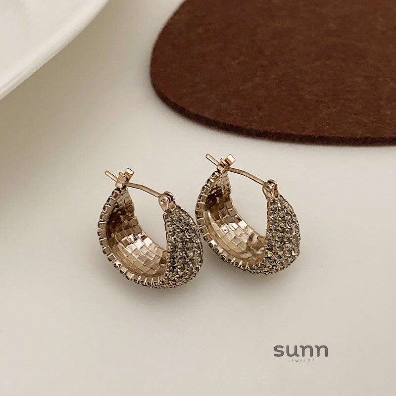 Kristal Gray Diamond Drop Earrings [719VTYVZ]
