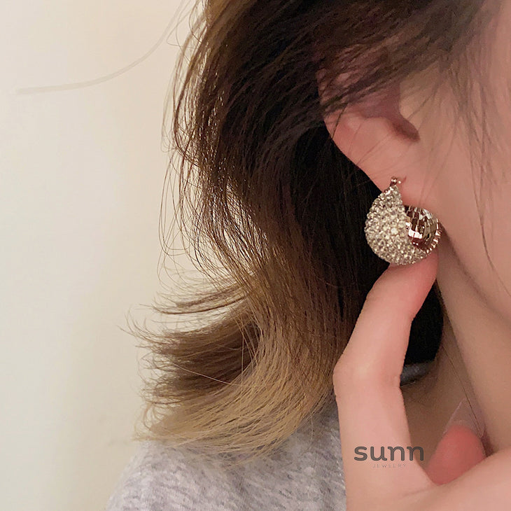 Kristal Gray Diamond Drop Earrings [O1ZYZNY7]