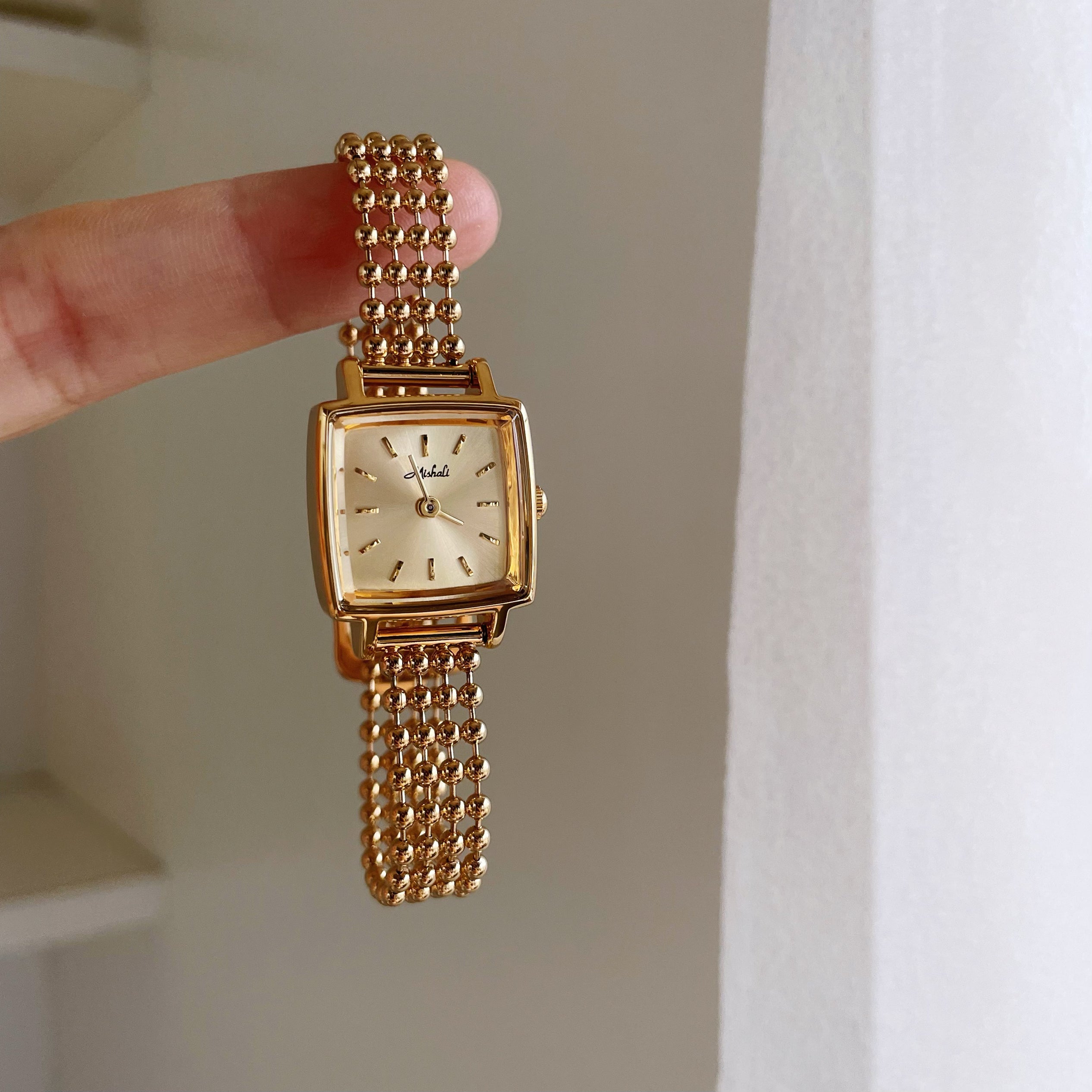 Kristel Gold Bracelet Watch [PRGD3UD7]