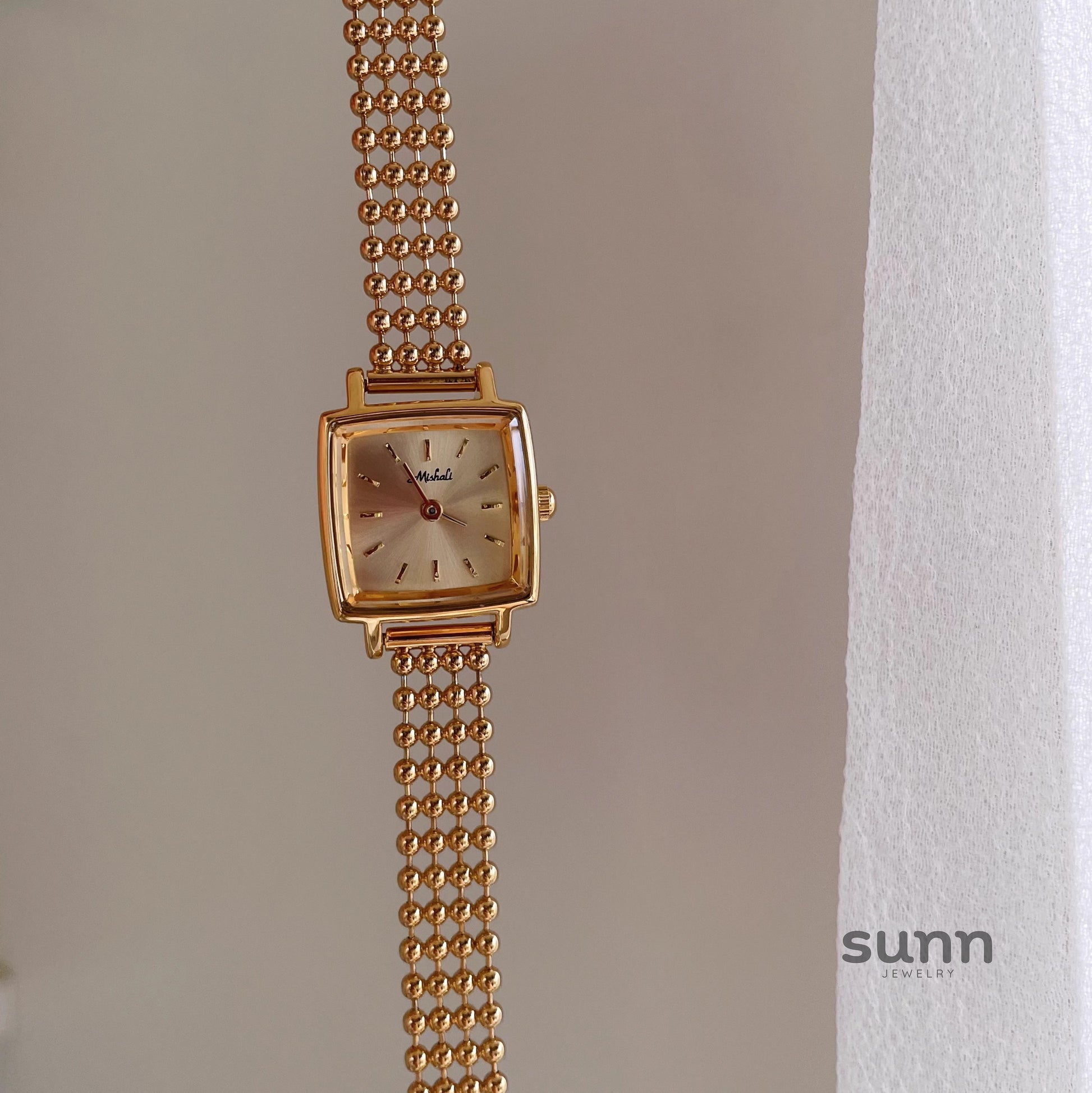 Kristel Gold Bracelet Watch [PMR35BRR]