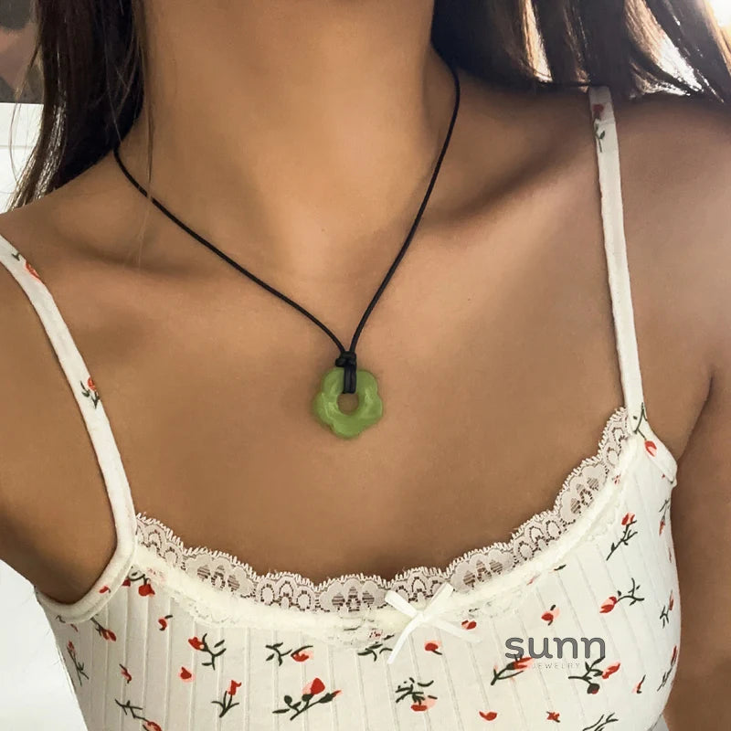 Kristine Bloom Pendant Necklace