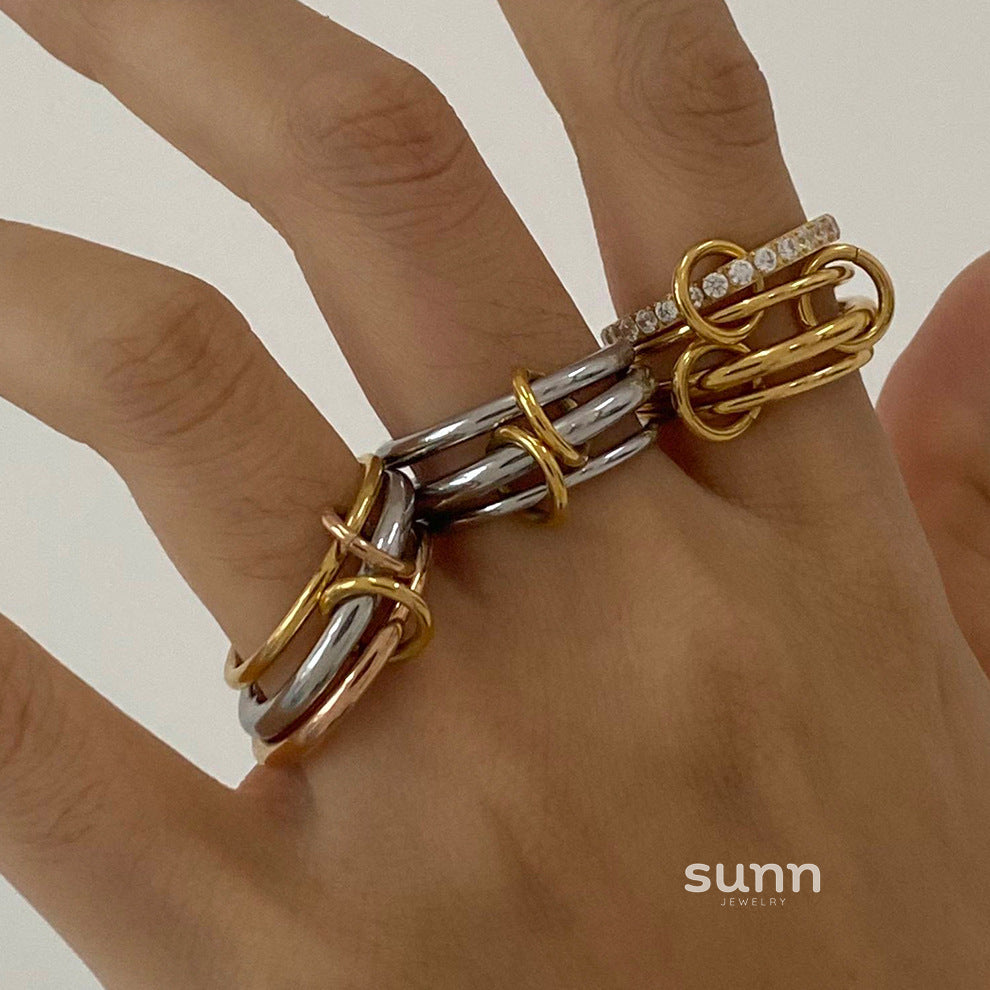 Kween Stacked Band Ring [DARCO534]
