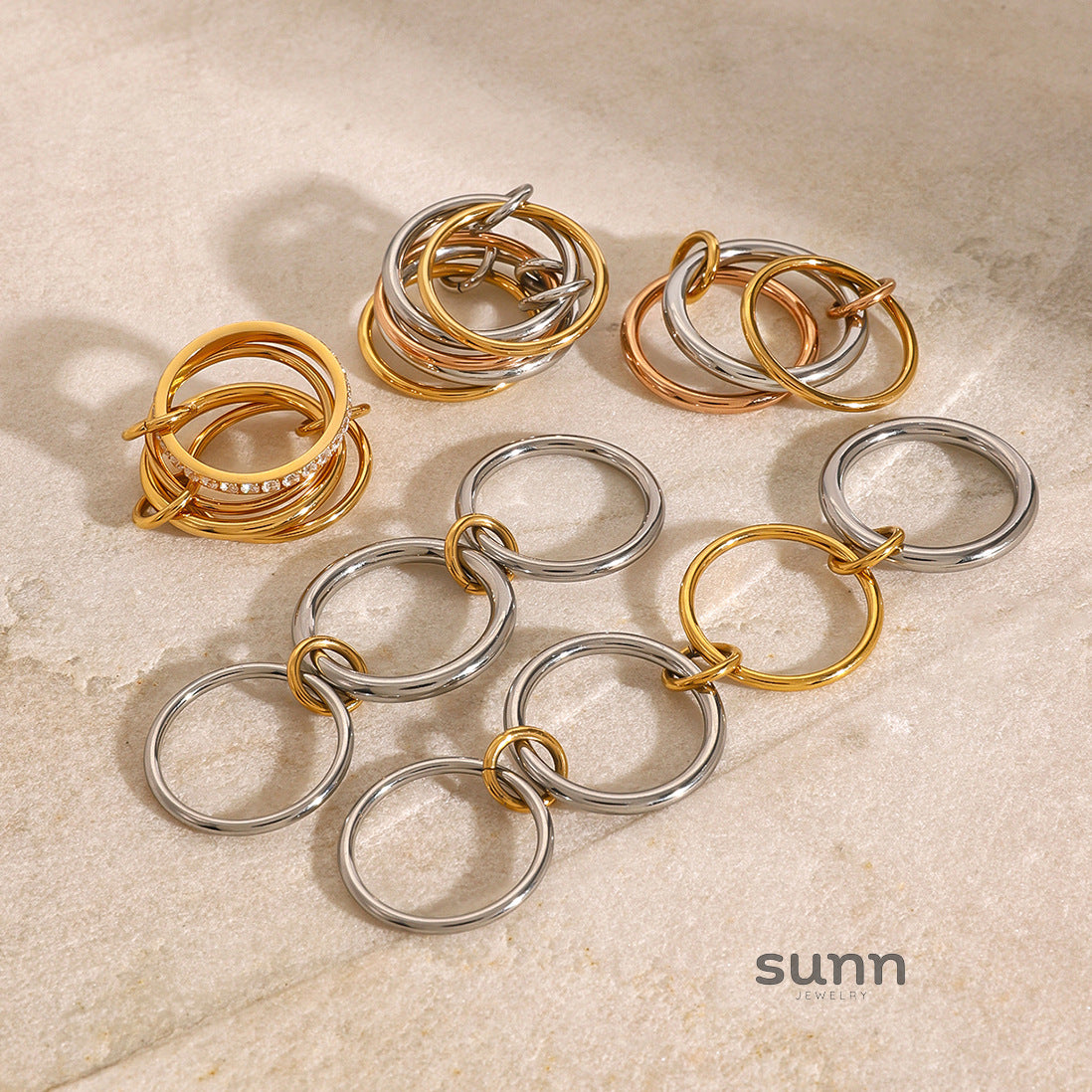 Kween Stacked Band Ring [BW3WQG4O]