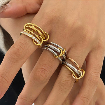Kween Stacked Band Ring [8Z1393JV]