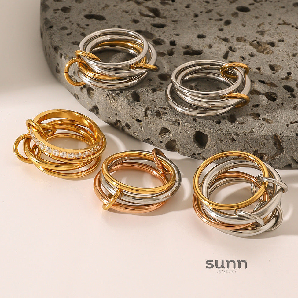 Kween Stacked Band Ring [8Z1393JV]