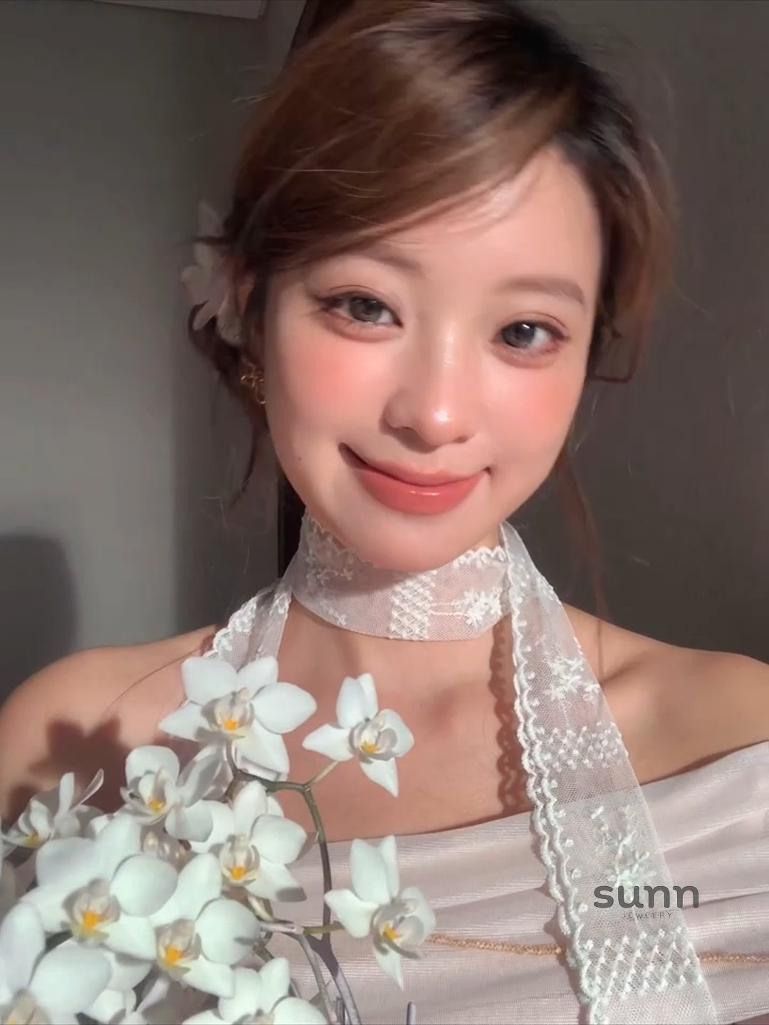 Kyah Delicate Lace Ribbon [F1QBP288]
