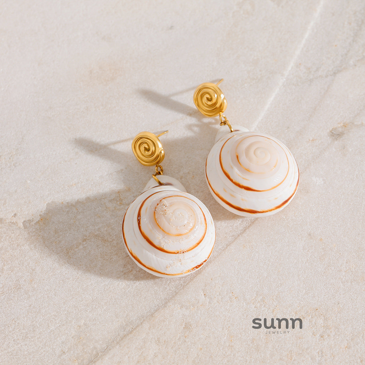 Kyla Conch Stud Earrings [21W7IHLO]