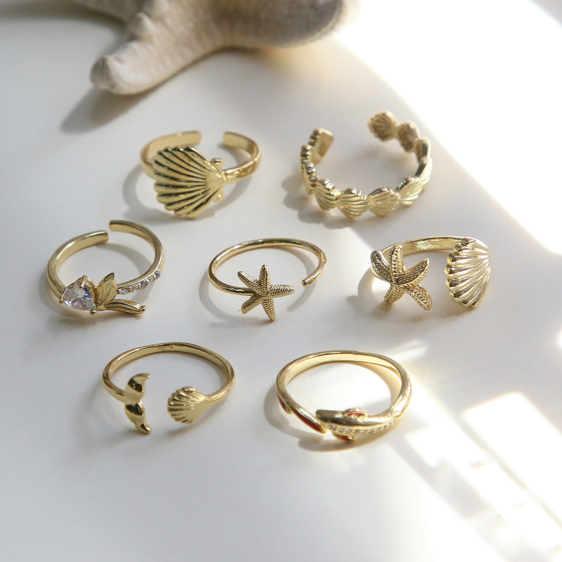 Kylee Adjustable Ocean Ring [VWMZ0GAA]