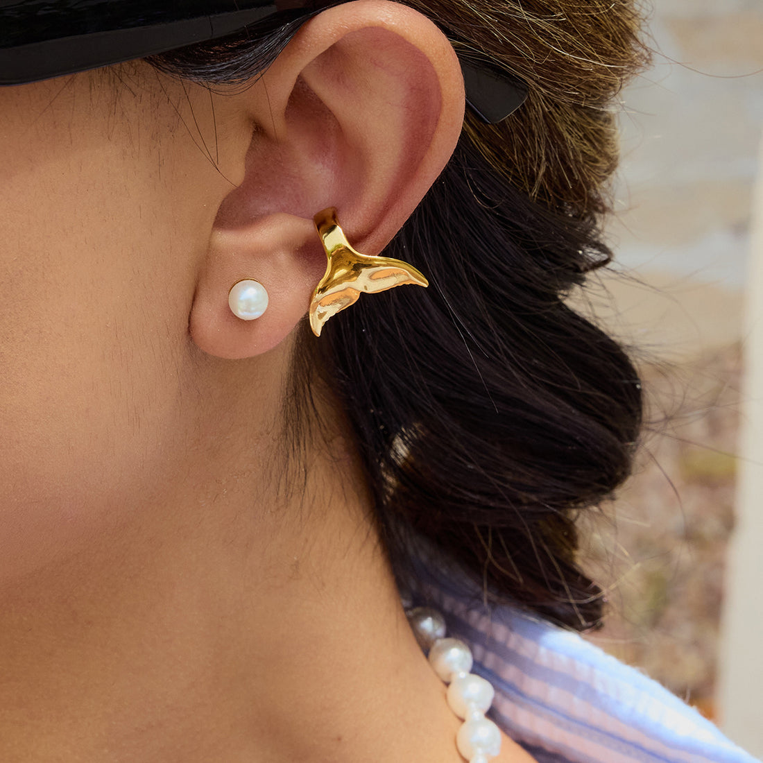 Kyler Fishtail Ear Clip [W1X0LL9D]