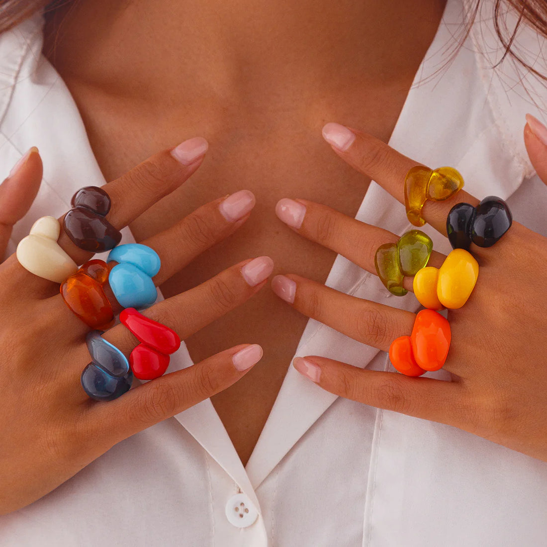 Kyli Candy Waterdrop Ring