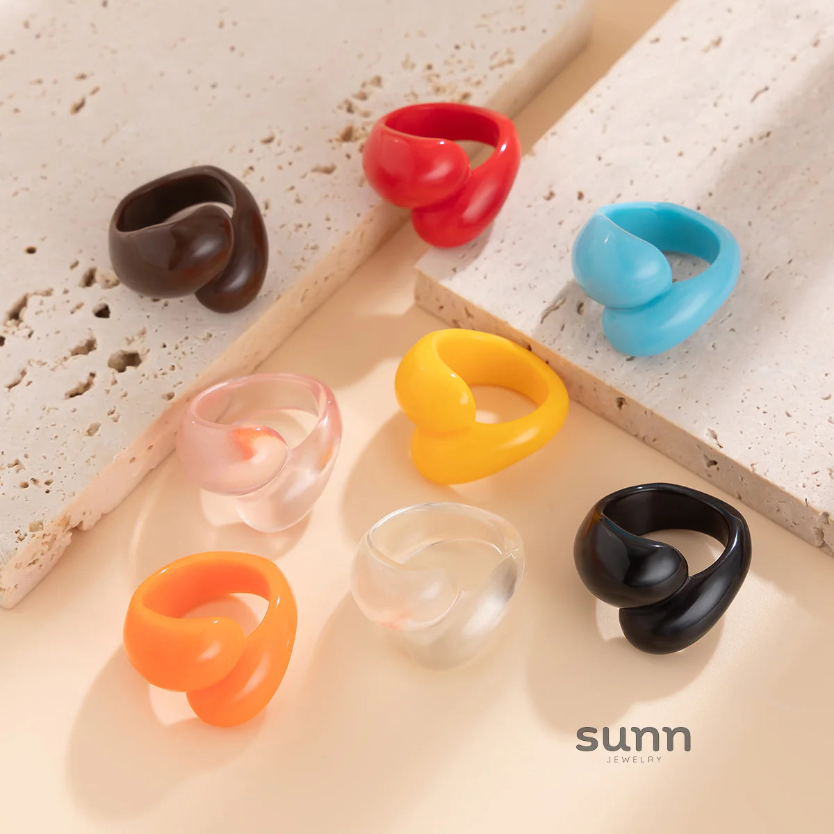 Kyli Candy Waterdrop Ring