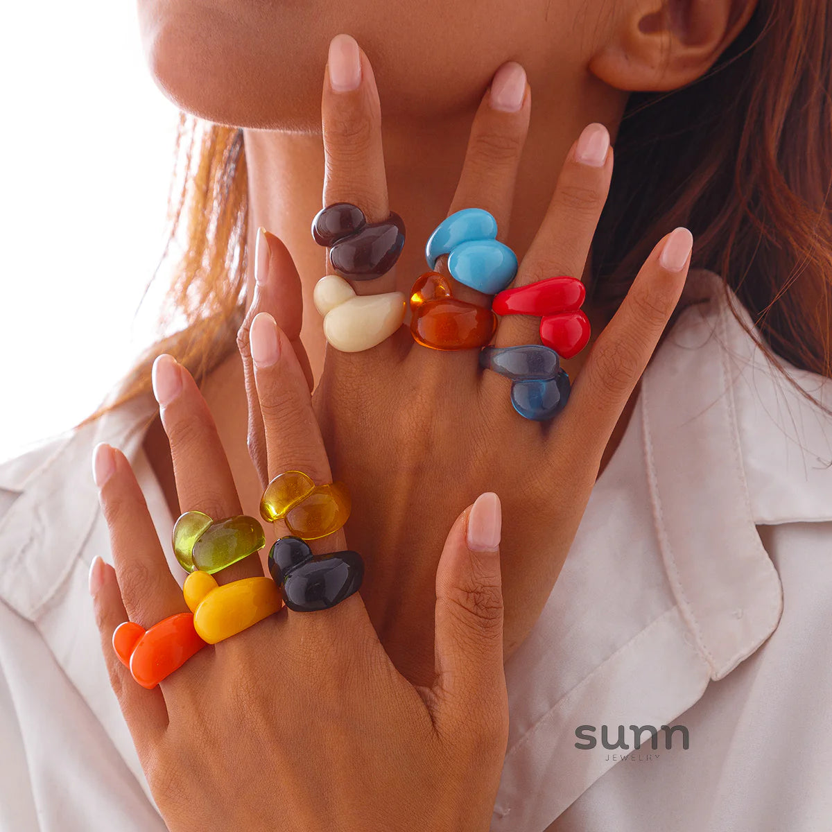 Kyli Candy Waterdrop Ring