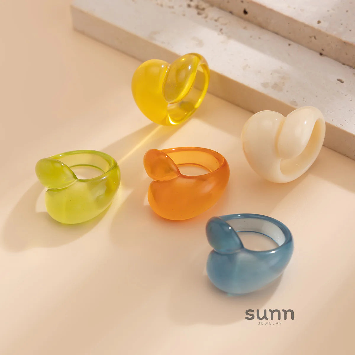 Kyli Candy Waterdrop Ring