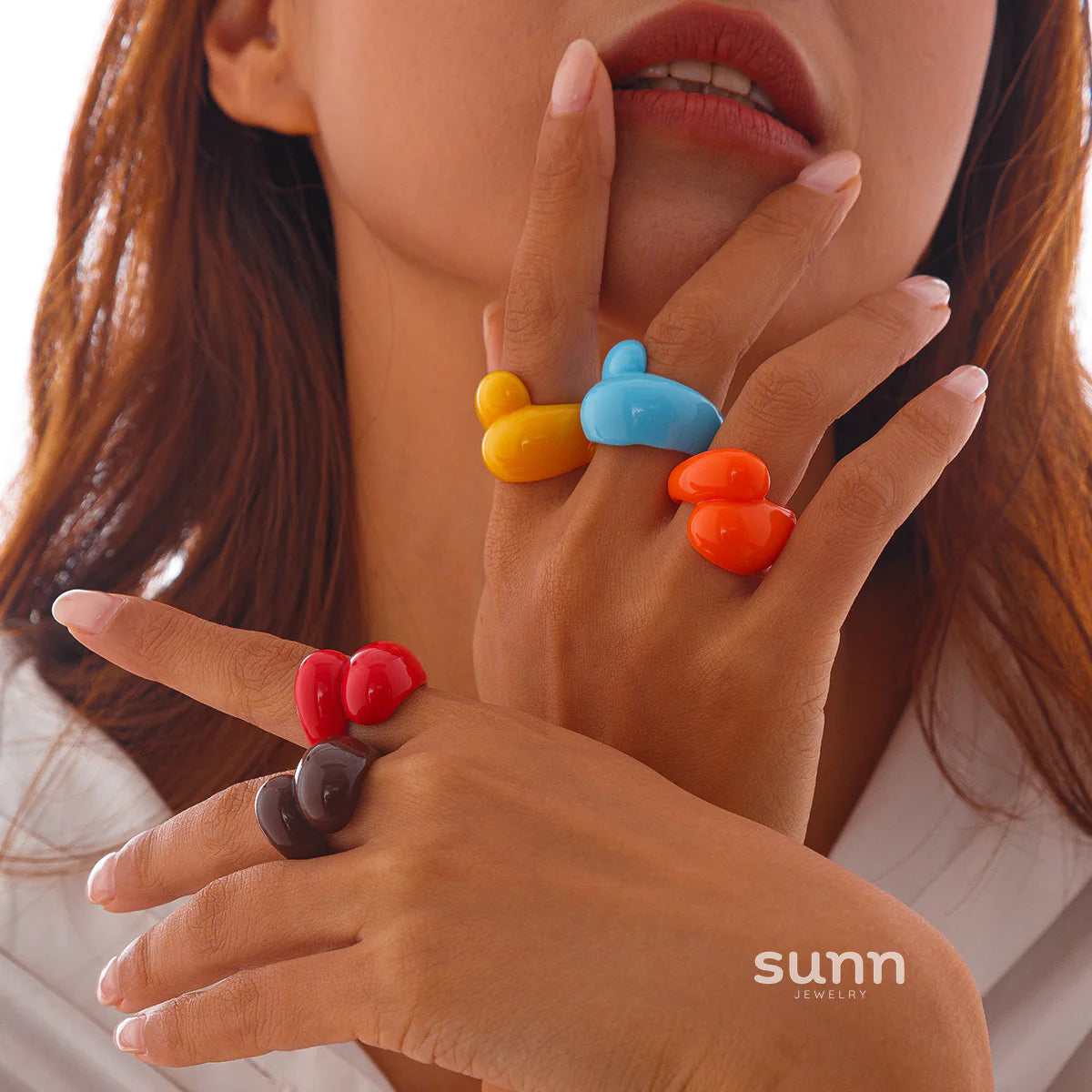 Kyli Candy Waterdrop Ring