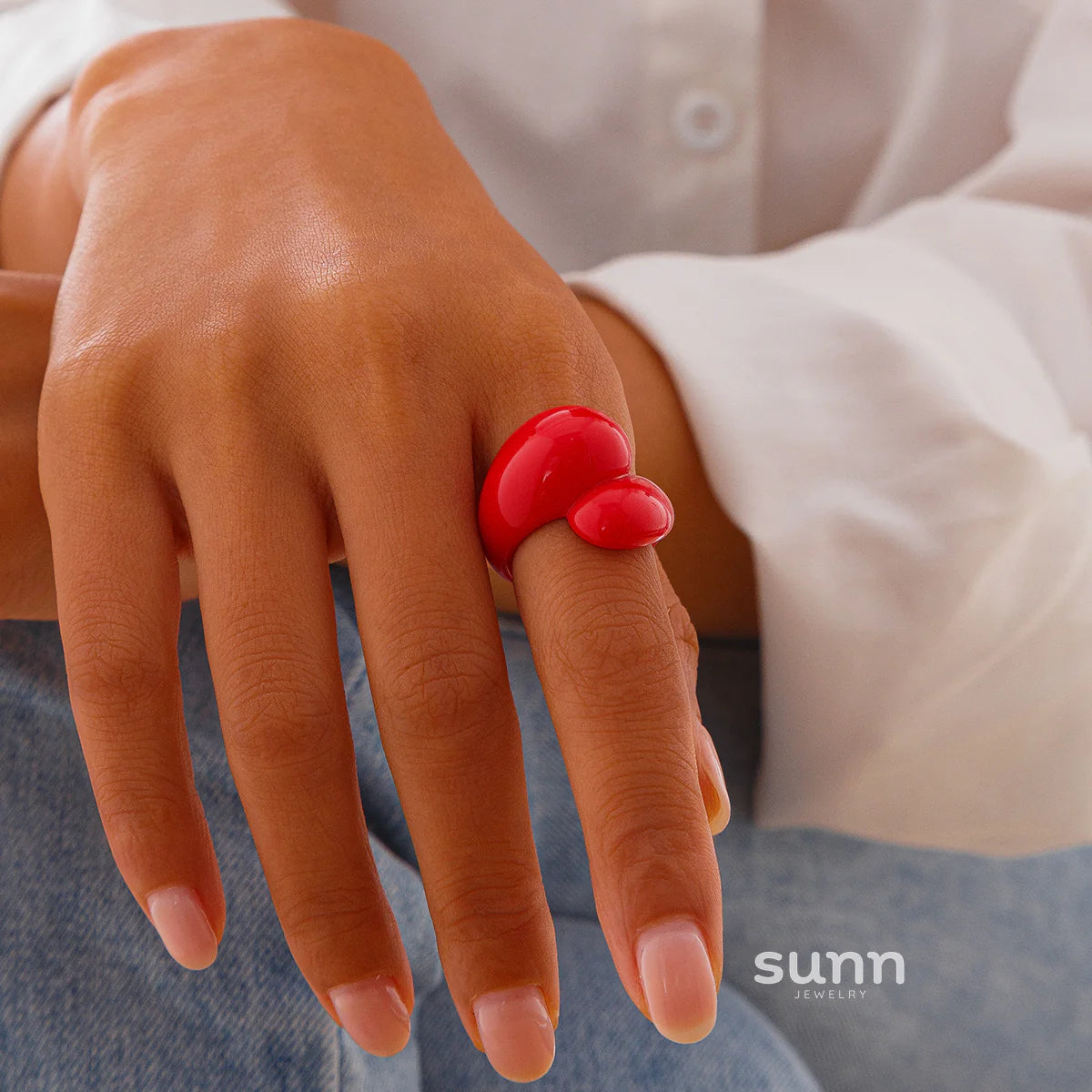 Kyli Candy Waterdrop Ring