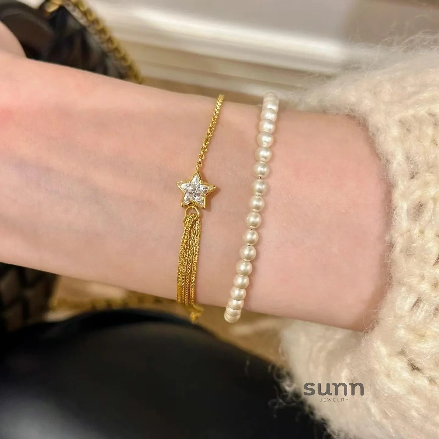 Kyli Sparkling Comet Bracelet