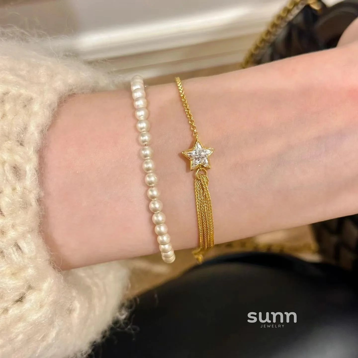 Kyli Sparkling Comet Bracelet