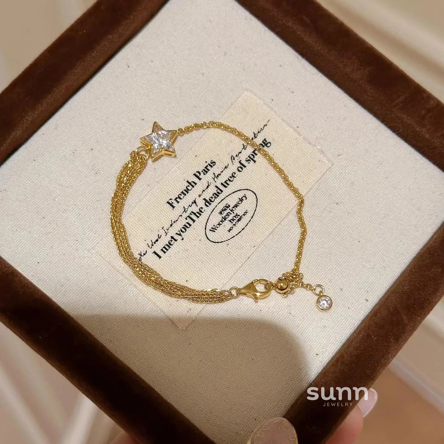 Kyli Sparkling Comet Bracelet