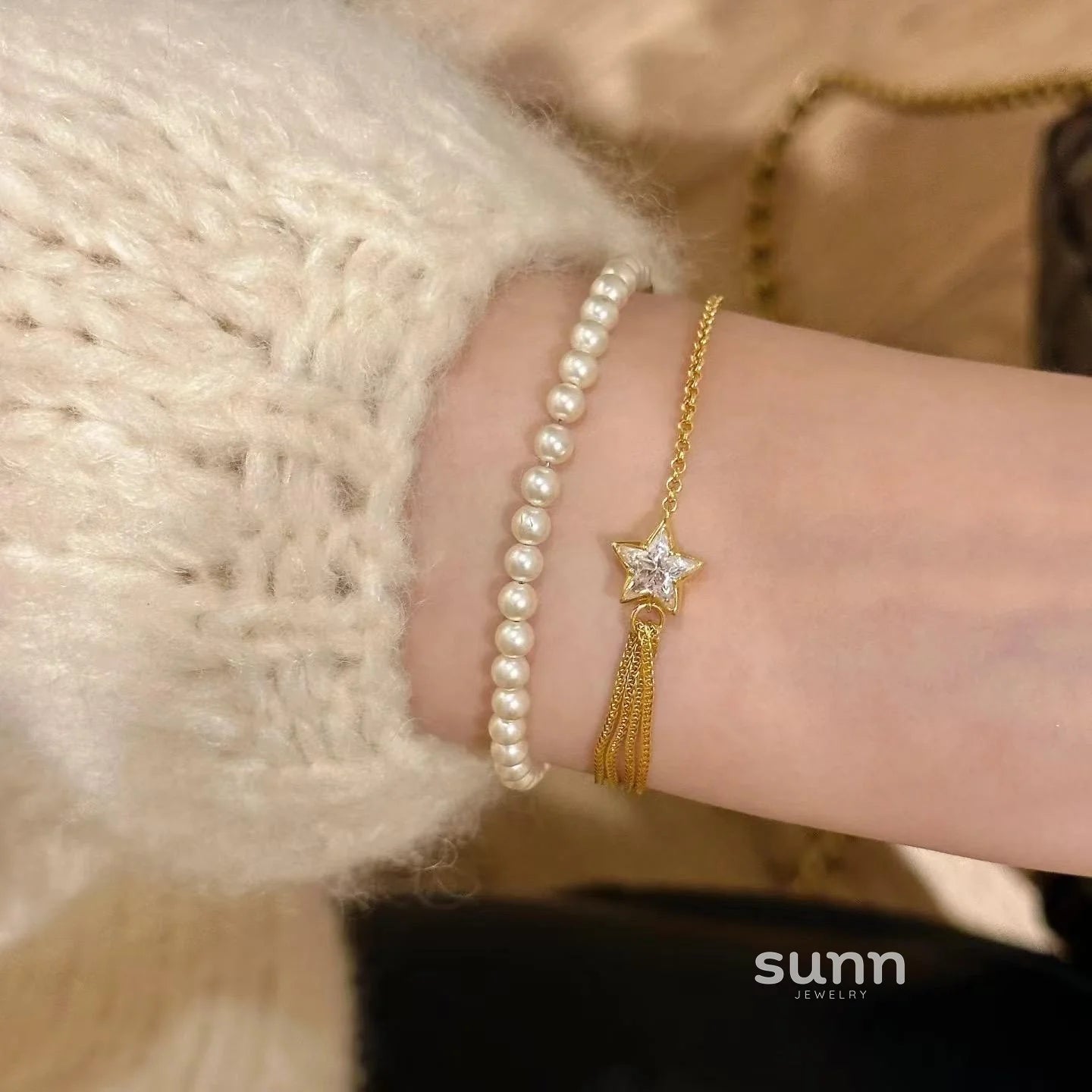 Kyli Sparkling Comet Bracelet