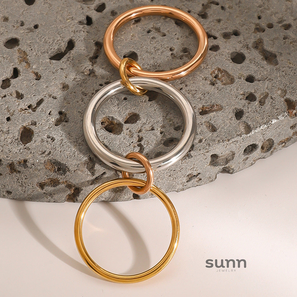 Kyliee Titanium Stacking Rings [G4NFS7W7]