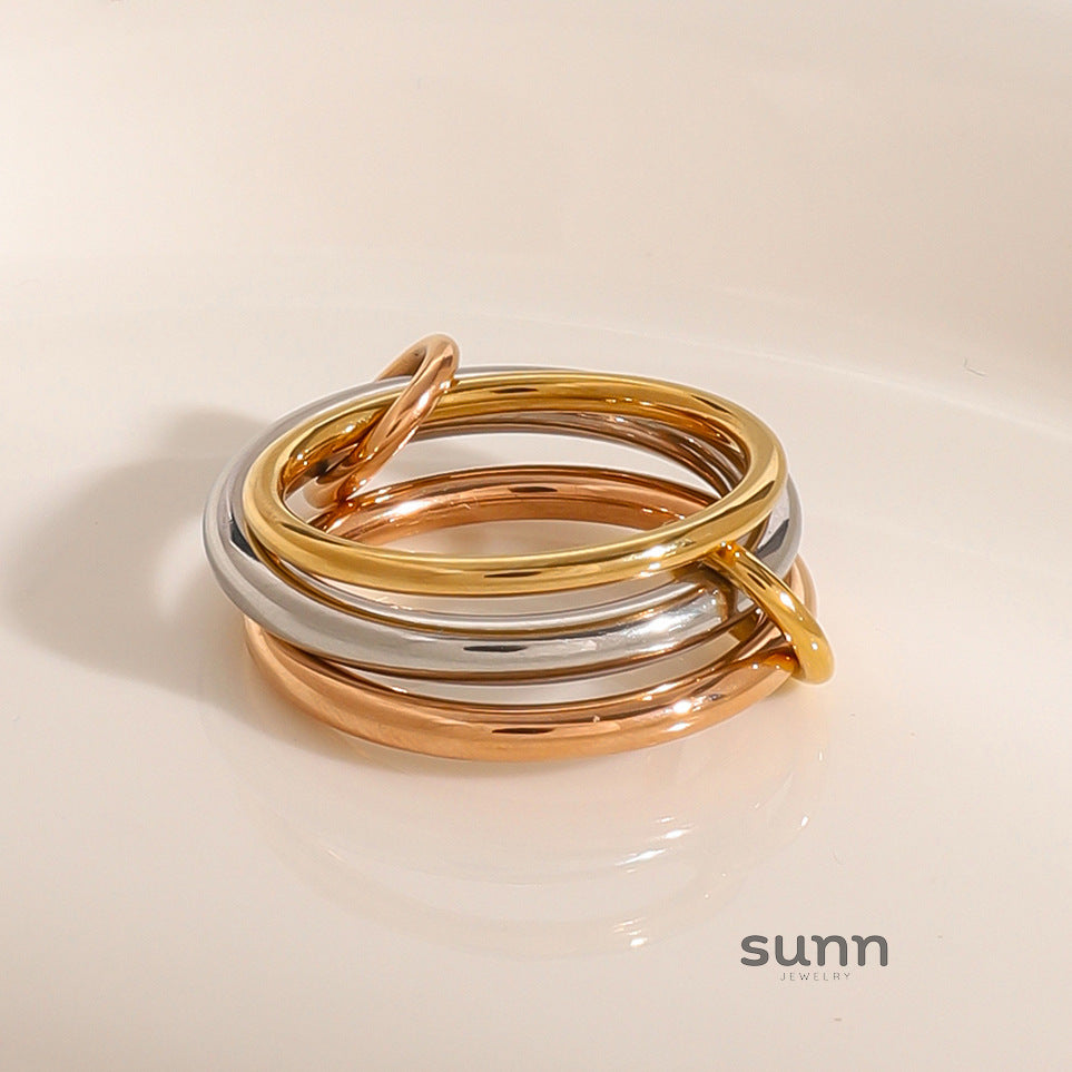 Kyliee Titanium Stacking Rings [KFAJDOGG]