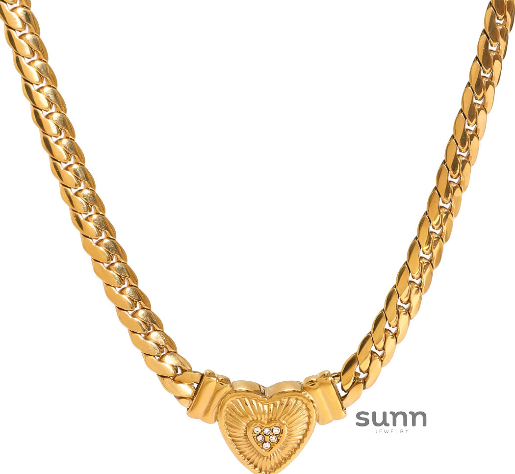 Kymani Sparkle Heart Necklace [MJJQNWRZ]