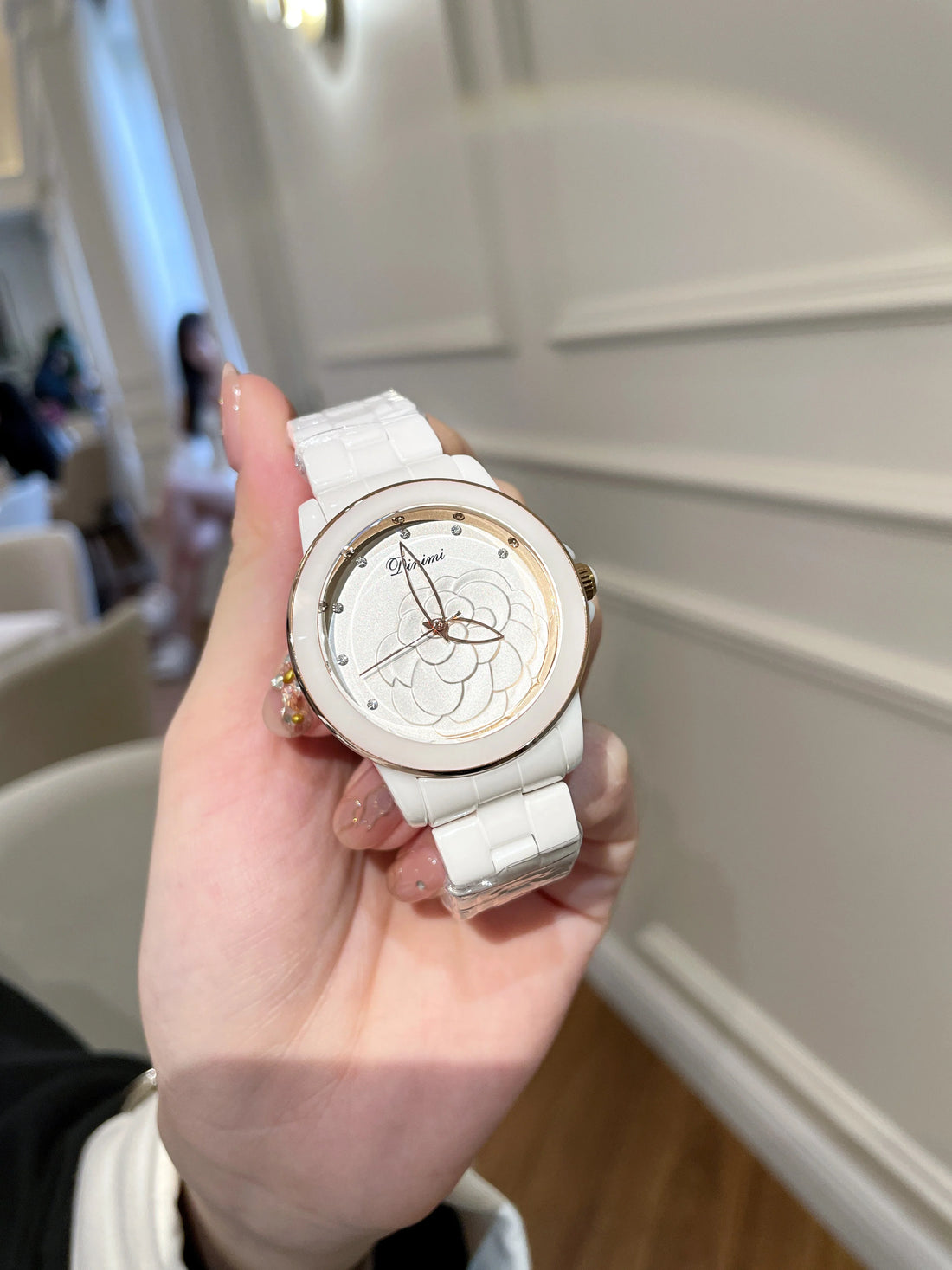 Kymora Ceramic Camellia Watch