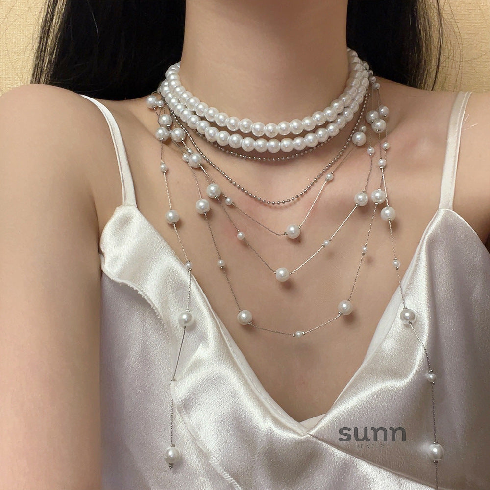 Kynleigh Layered Pearl Necklace [69IBYDCJ]
