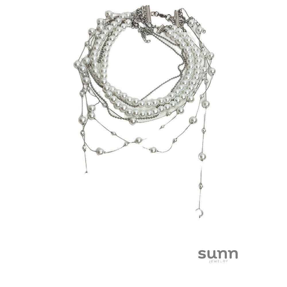 Kynleigh Layered Pearl Necklace [XS6F730B]