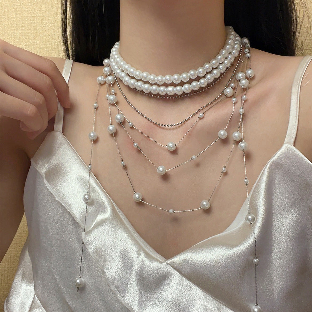 Kynleigh Layered Pearl Necklace [69IBYDCJ]