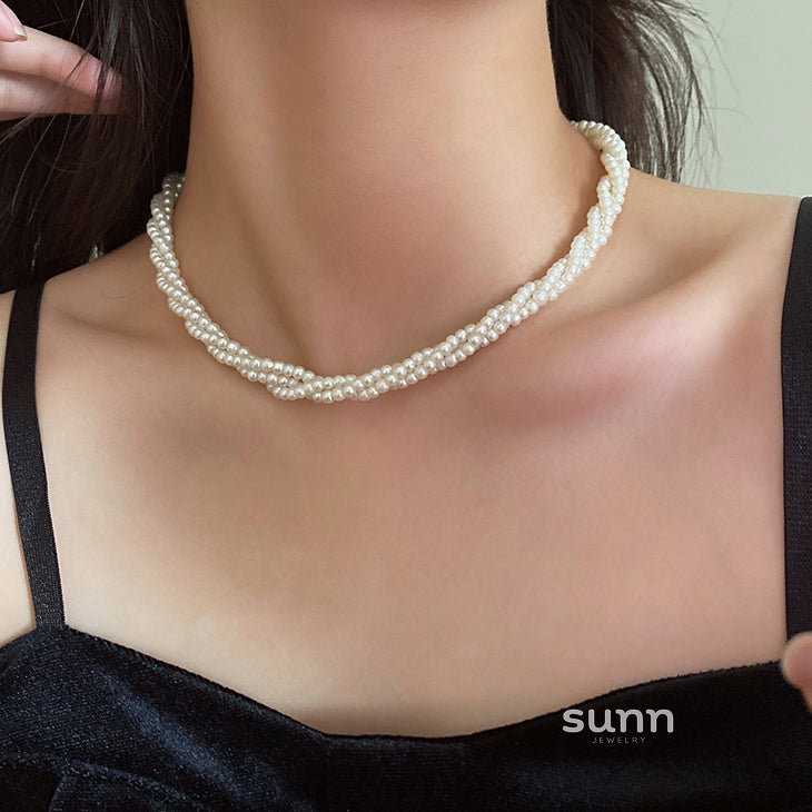 Kynley Delicate Pearl Choker [3JI6BYQT]